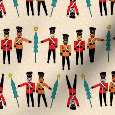 Nutcracker soldiers -many skin colors