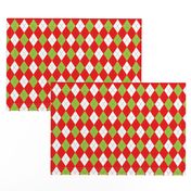  Argyle in Red & Green