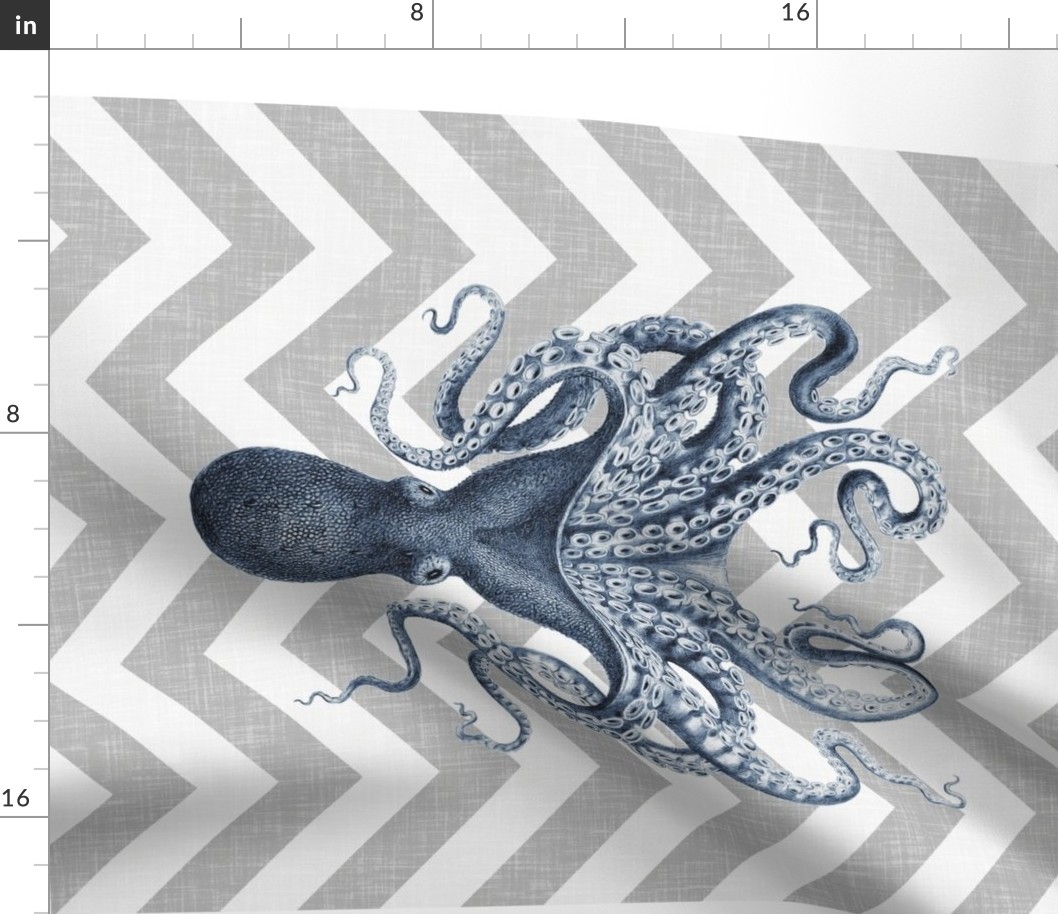 Ink Octopus Oasis Tea Towel