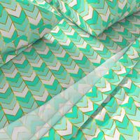 Gilded Ombre Herringbone in Mint