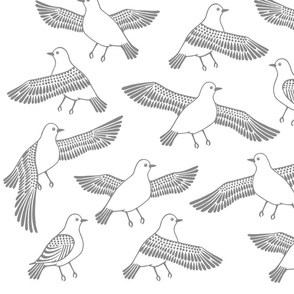 Ancient Egyptian Bird Fabric