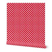 Santa's Wonderland Polka Dot Christmas Pink/Red-ch