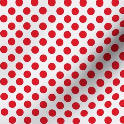 Santa's Wonderland Polka Dot Christmas Red/White-ch