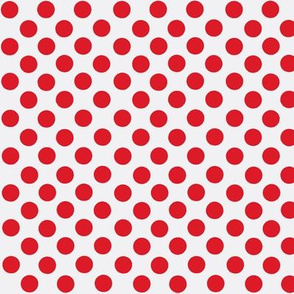 Santa's Wonderland Polka Dot Christmas Red/White-ch