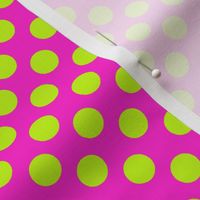 POlka Dots Lime/Pink