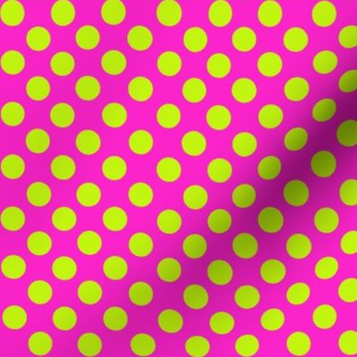 POlka Dots Lime/Pink