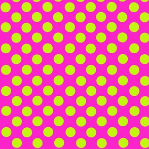 POlka Dots Lime/Pink