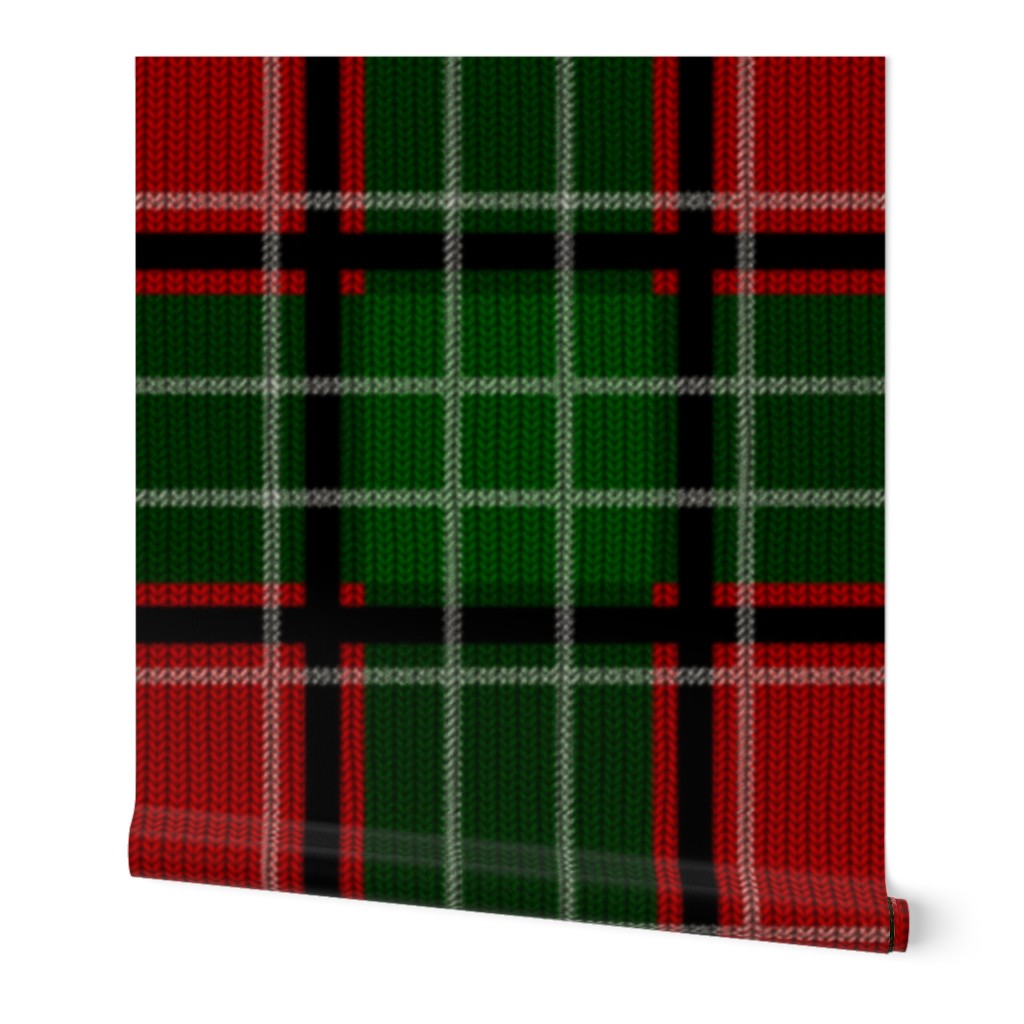 Custom Tartan ~ MacNicholas ~ Christmas Eve ~ Faux Knit