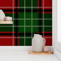 Custom Tartan ~ MacNicholas ~ Christmas Eve ~ Faux Knit