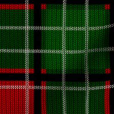 Custom Tartan ~ MacNicholas ~ Christmas Eve ~ Faux Knit