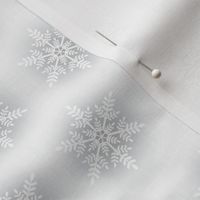 Snowflake White - toile de Jouy