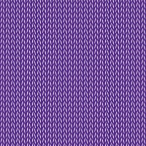 Stockinette Stitch (Purple)