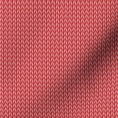 Stockinette Stitch (Red)