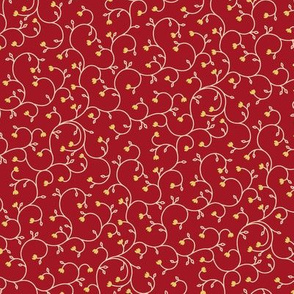 Baby Tears 12" - Red & Gold