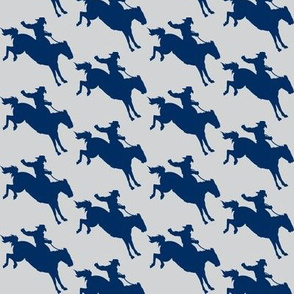 Rodeo Cowboys Grey & Navy