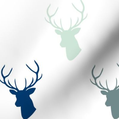 Navy & Orange Deer custom colors