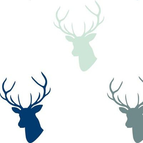 Navy & Orange Deer custom colors