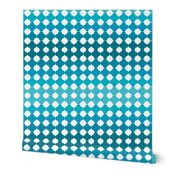 Quatrefoil Turquois Ombre