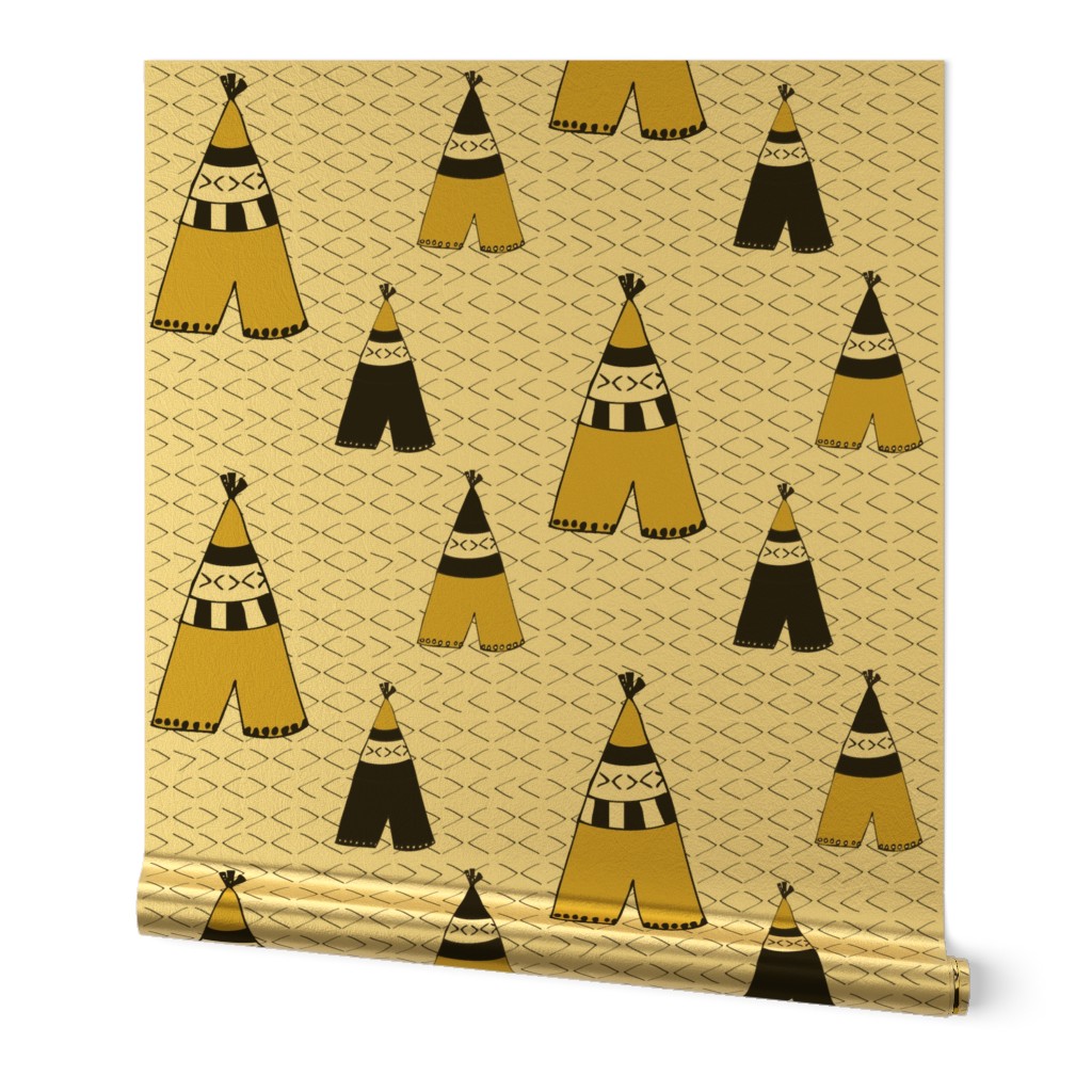 mustard teepee - elvelyckan