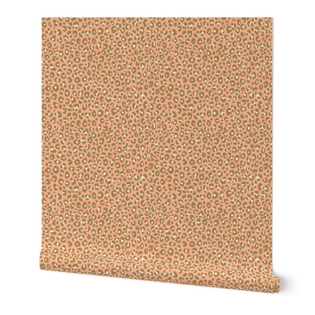 Leopard - Coral Gold