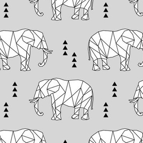 Geometric Elephant // fog