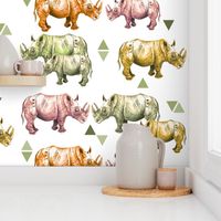 Warm Rhinos and Triangles