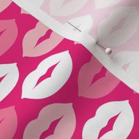 Hot love colorful girls kisses lips illustration pattern