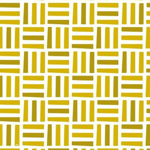 Nordic Block Quilt (Gold)