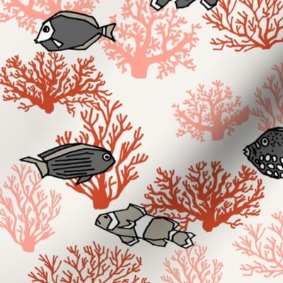 coral // fish ocean tropical kids nursery baby water animals