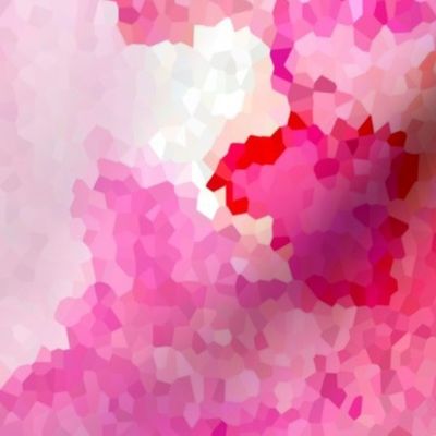 pixel sugar watercolor abstract // pink + coral