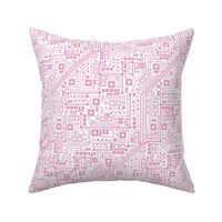 Robot Circuit Board (Pink and White)