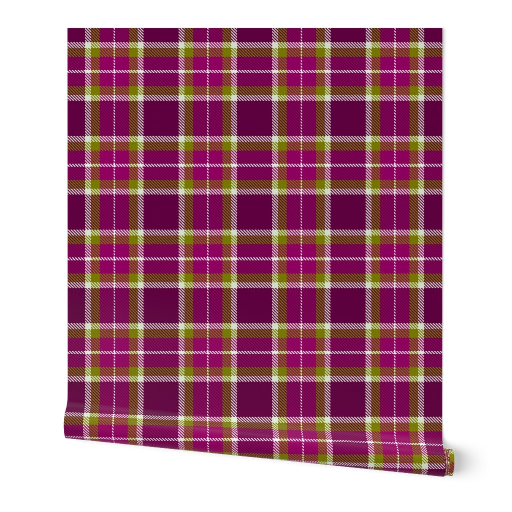 Magenta or purple haze plaid by Su_G