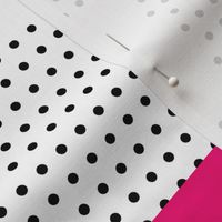 puzzle wholecloth // polka dot raspberry