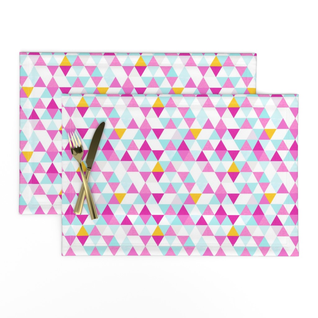 orchid triangles // small