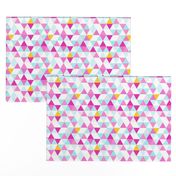 orchid triangles // small