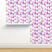orchid triangles // small