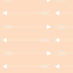 blush horizon arrows // large