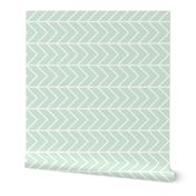 mint chevron // on the side