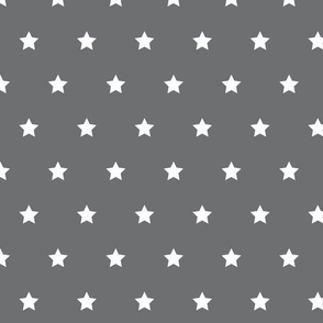 Grey with white star