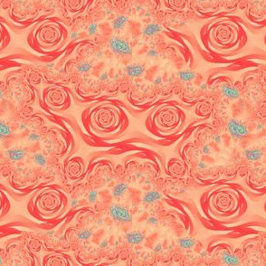 Fractal Roses, Red