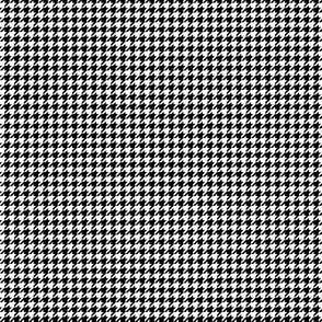 The Houndstooth Check - Black and White ~ So Very Wee