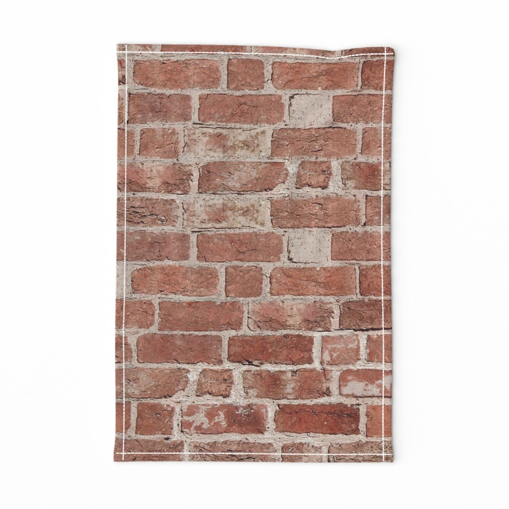 Antique Brick Fabric and Wallpaper