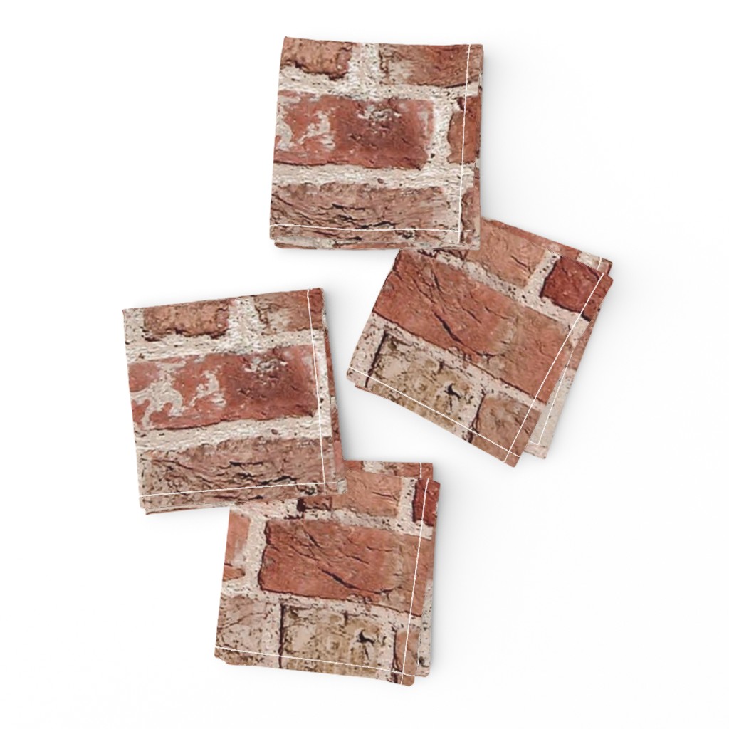 Antique Brick Fabric and Wallpaper