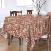 Antique Brick Fabric and Wallpaper