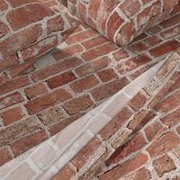 Antique Brick Fabric and Wallpaper