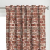 Antique Brick Fabric and Wallpaper