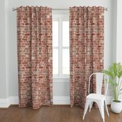 Antique Brick Fabric and Wallpaper