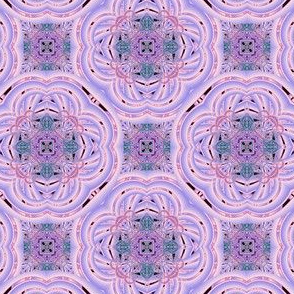 Woven Fractal Knot, Lavender