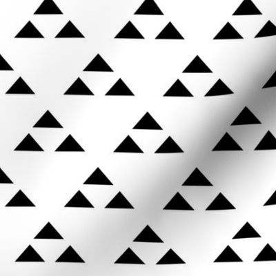 triangle triad in black and white 