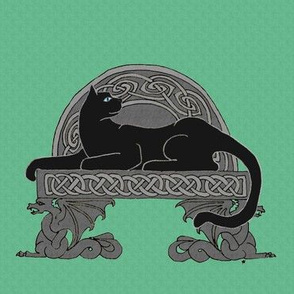 celt cat dragon bench 1 black